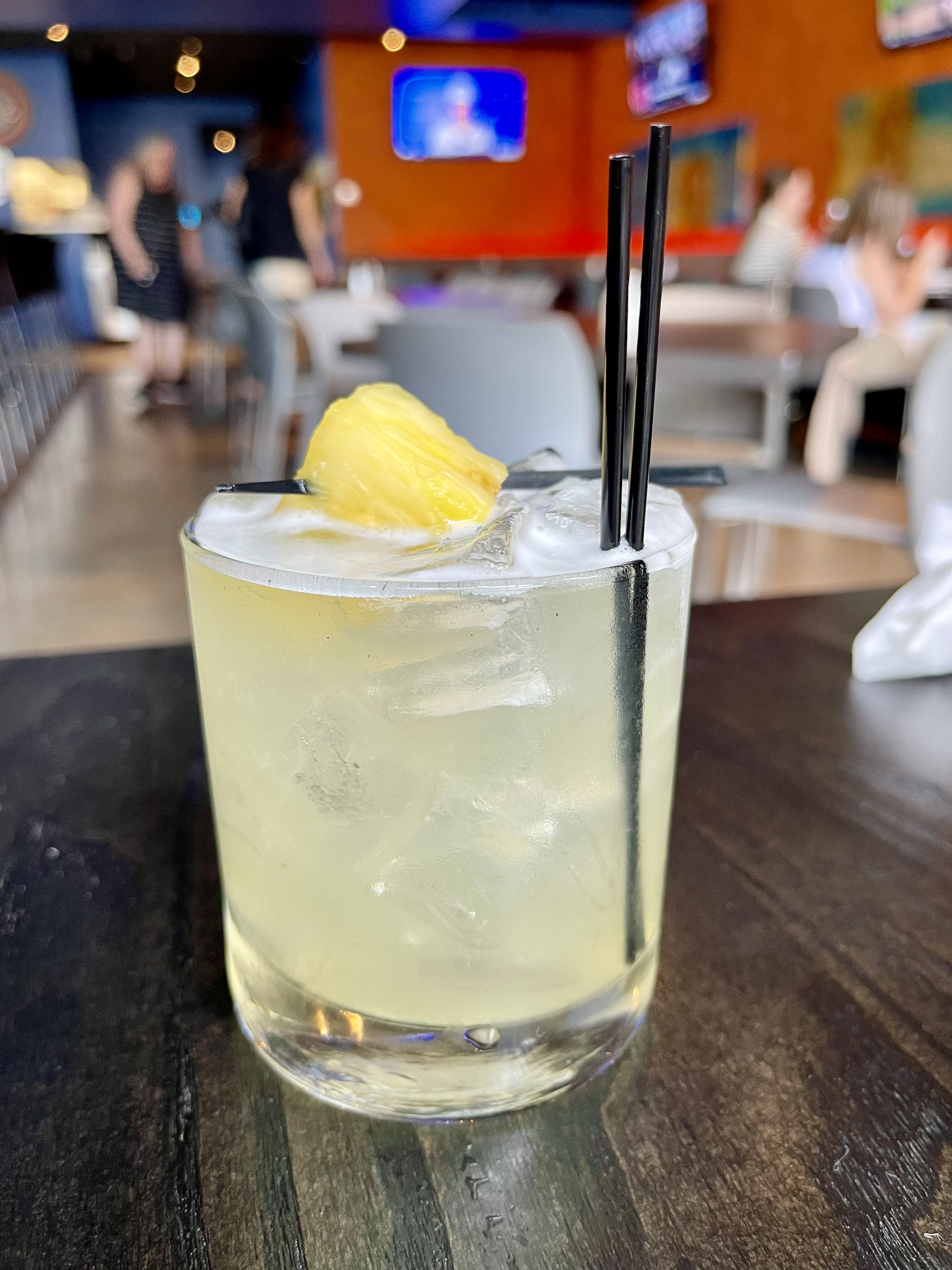 Stoli-Doli cocktail in a rocks glass